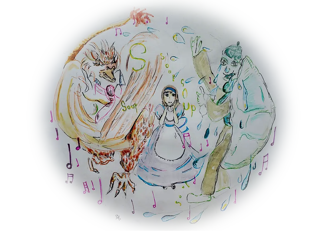 Cover art for Alice's Adventures in Wonderland